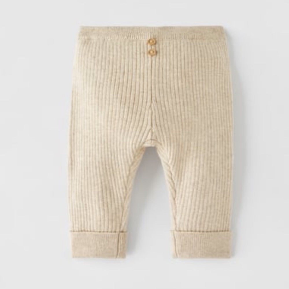 Zara Ribbed Pants (3-6m)